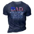 Dad Fathers Day At Least You Didnt Raise A Biden Supporter 3D Print Casual Tshirt Navy Blue