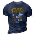 Dad Of The Bee Day Girl Hive Party Matching Birthday 3D Print Casual Tshirt Navy Blue
