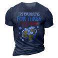 Drinking For Three Funny Baby 4Th Of July Pregnancy Soon Dad 3D Print Casual Tshirt Navy Blue