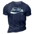 Enjoy Jiu Jitsu Martial Arts Lovers Gift 3D Print Casual Tshirt Navy Blue