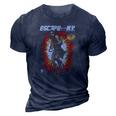 Escape From Ny A Real Antihero 3D Print Casual Tshirt Navy Blue