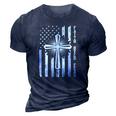 Faith Over Fear American Pride Us Flag Prayer Christian 3D Print Casual Tshirt Navy Blue