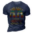 Father Grandpa You Cant Scare Me I Have Two Daughters Vintage Sunset 22 Family Dad 3D Print Casual Tshirt Navy Blue