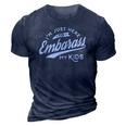 Fathers Day Gift Im Just Here To Embarrass My Kids 3D Print Casual Tshirt Navy Blue