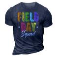 Field Day 2022 Field Squad Kids Boys Girls Students 3D Print Casual Tshirt Navy Blue