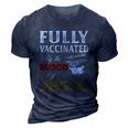 Fully Vaccinated By The Blood Of Jesus Christian Jesus Faith V2 3D Print Casual Tshirt Navy Blue