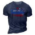 Funny 4Th Of July She Is My Firework Patriotic Us Couples 3D Print Casual Tshirt Navy Blue