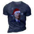 Funny Anti Joe Biden Happy 4Th Of July Merry Christmas 3D Print Casual Tshirt Navy Blue