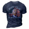 Funny Biden Dazed Merry 4Th Of You Know The Thing 3D Print Casual Tshirt Navy Blue