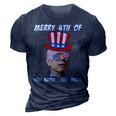 Funny Biden Merry 4Th Of You Know The Thing Anti Joe Biden 3D Print Casual Tshirt Navy Blue