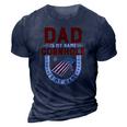 Funny Cornhole Player Dad Is My Name Cornhole Is My Game 3D Print Casual Tshirt Navy Blue