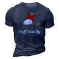 Funny Puff Daddy Asthma Awareness Gift 3D Print Casual Tshirt Navy Blue