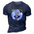 Funny Ugly Christmas Vintage Joe Biden Merry 4Th Of July 3D Print Casual Tshirt Navy Blue