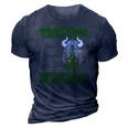 Gastroparesis Awareness Gastroparesis Warrior 3D Print Casual Tshirt Navy Blue
