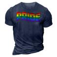 Gay Pride Lgbt Lgbtq Awareness Month 2022 3D Print Casual Tshirt Navy Blue