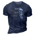 George Washington Stay Strapped Or Get Clapped 4Th Of July 3D Print Casual Tshirt Navy Blue