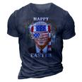 Happy Easter Confused Joe Biden 4Th Of July Funny 3D Print Casual Tshirt Navy Blue