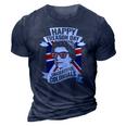 Happy Treasons Day Funny British Queen Essential 3D Print Casual Tshirt Navy Blue