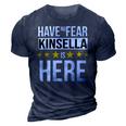 Have No Fear Kinsella Is Here Name 3D Print Casual Tshirt Navy Blue