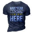 Have No Fear Wachter Is Here Name 3D Print Casual Tshirt Navy Blue