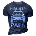 Hirejeep Dont Care Papa T-Shirt Fathers Day Gift 3D Print Casual Tshirt Navy Blue