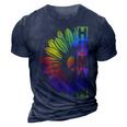 Human Sunflower Lgbt Tie Dye Flag Gay Pride Proud Lgbtq 3D Print Casual Tshirt Navy Blue