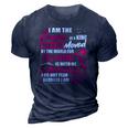 I Am The Daughter Of A King Fathers Day For Women 3D Print Casual Tshirt Navy Blue