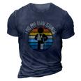 I Do My Own Stunts Get Well Funny Injury Broken Leg 3D Print Casual Tshirt Navy Blue