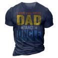 I Have Two Titles Dad And Uncle Funny Father’S Day V2 3D Print Casual Tshirt Navy Blue