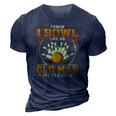 I Know I Bowl Like An Old Man Try To Keep Up Funny Bowling 3D Print Casual Tshirt Navy Blue