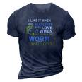 I Like When She Bends When She Tugs On My Worm And Swallows 3D Print Casual Tshirt Navy Blue