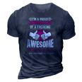 Im A Proud Mother In Law Of An Awesome Daughter In Law Gift 3D Print Casual Tshirt Navy Blue