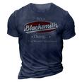 Its A Blacksmith Thing You Wouldnt Understand Shirt Personalized Name Gifts T Shirt Shirts With Name Printed Blacksmith 3D Print Casual Tshirt Navy Blue