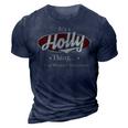 Its A Holly Thing You Wouldnt Understand Shirt Personalized Name Gifts T Shirt Shirts With Name Printed Holly 3D Print Casual Tshirt Navy Blue