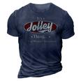 Its A Jolley Thing You Wouldnt Understand Shirt Personalized Name Gifts T Shirt Shirts With Name Printed Jolley 3D Print Casual Tshirt Navy Blue
