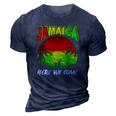 Jamaica Here We Come Jamaica Calling 3D Print Casual Tshirt Navy Blue