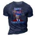 Joe Biden Thanksgiving For Funny 4Th Of July 3D Print Casual Tshirt Navy Blue