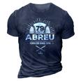 Jose Abreu Fearless Since 2014 Baseball 3D Print Casual Tshirt Navy Blue