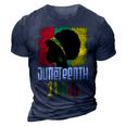 Juneteenth 1865 Outfit Women Emancipation Day June 19Th 3D Print Casual Tshirt Navy Blue