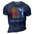 Just A Regular Dad Trying Not To Raise Liberals Fathers Day 3D Print Casual Tshirt Navy Blue