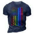 Lgbtq American Flag Pride Rainbow Gay Lesbian Bi Transgender 3D Print Casual Tshirt Navy Blue