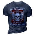 Mcelhaney Name Shirt Mcelhaney Family Name V4 3D Print Casual Tshirt Navy Blue
