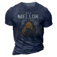 Mellor Name Shirt Mellor Family Name V5 3D Print Casual Tshirt Navy Blue