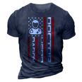 Mens 4Th Of July Us Flag Doctor Dad Fathers Day Gift 3D Print Casual Tshirt Navy Blue