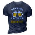 Mens Beer Me Im The Father Of The Bride 3D Print Casual Tshirt Navy Blue