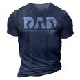 Mens Dad For Men The Man The Myth The Legend Golfer Gift 3D Print Casual Tshirt Navy Blue