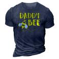 Mens Daddy Bee Family Matching Beekeeping Dad Papa Men 3D Print Casual Tshirt Navy Blue