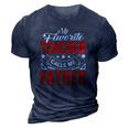 Mens Fathers Day My Favorite Teacher Calls Me Father Papa Men 3D Print Casual Tshirt Navy Blue
