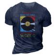 Mens Im An Analog Man In A Digital World Vinyl Vintage Music 3D Print Casual Tshirt Navy Blue