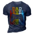 Mens Pregnancy Announcement Dad Level Unlocked Soon To Be Father V2 3D Print Casual Tshirt Navy Blue